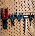 Alet Tutucu - Duvar Monteli Pegboard Alet Organizer - Siyah