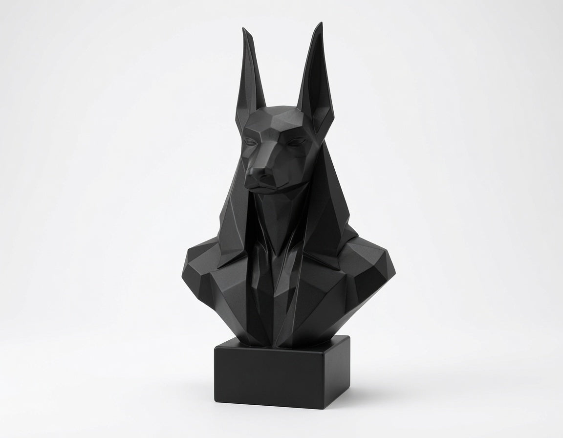 Anubis Büstü - Siyah