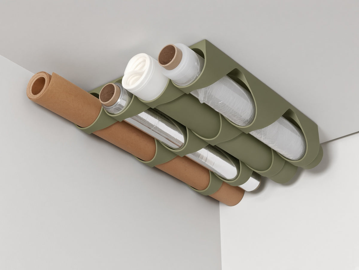 Dolap Altı Rulo Organizer - Haki