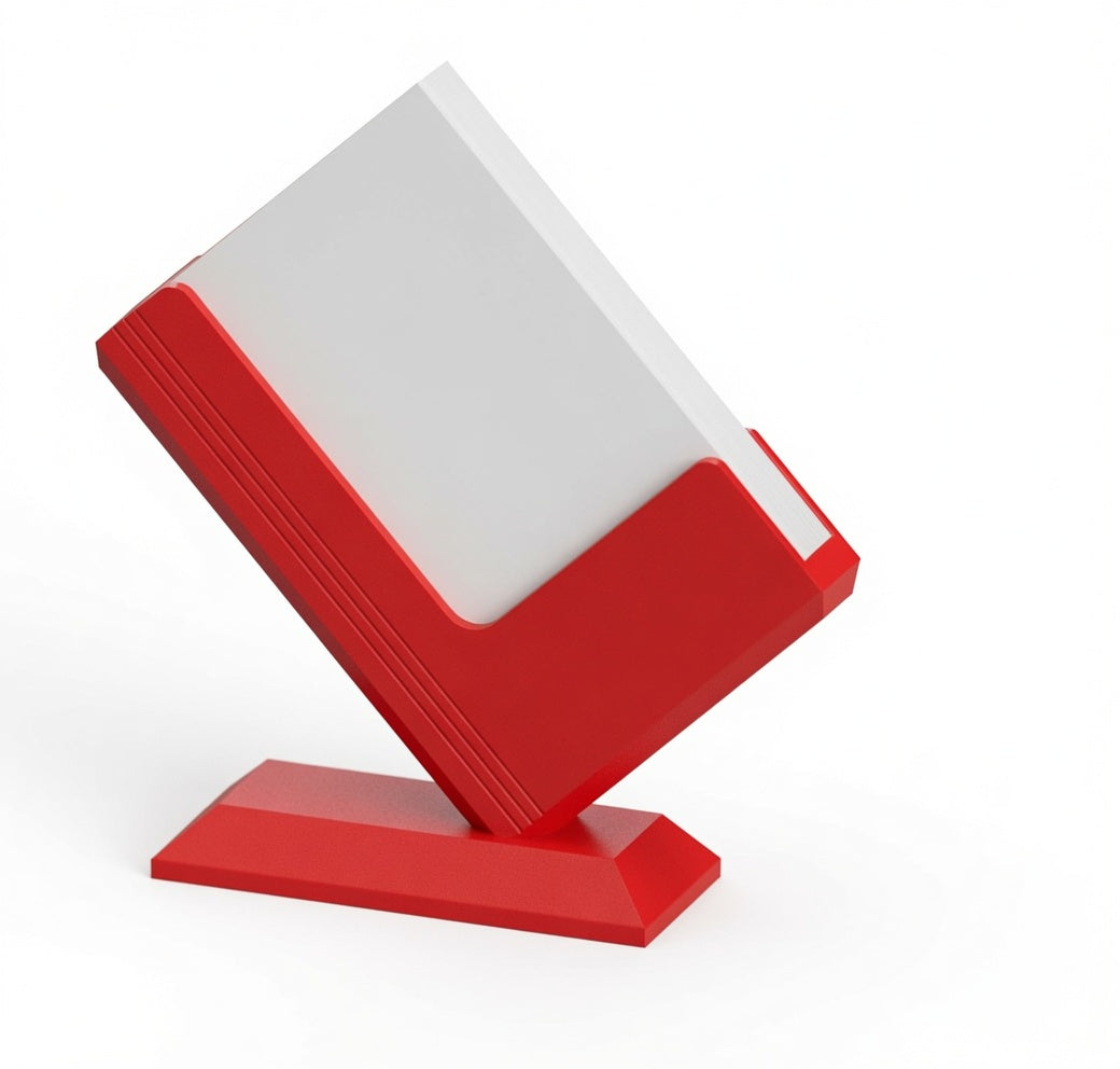 Minimalist Kartvizitlik - Kırmızı