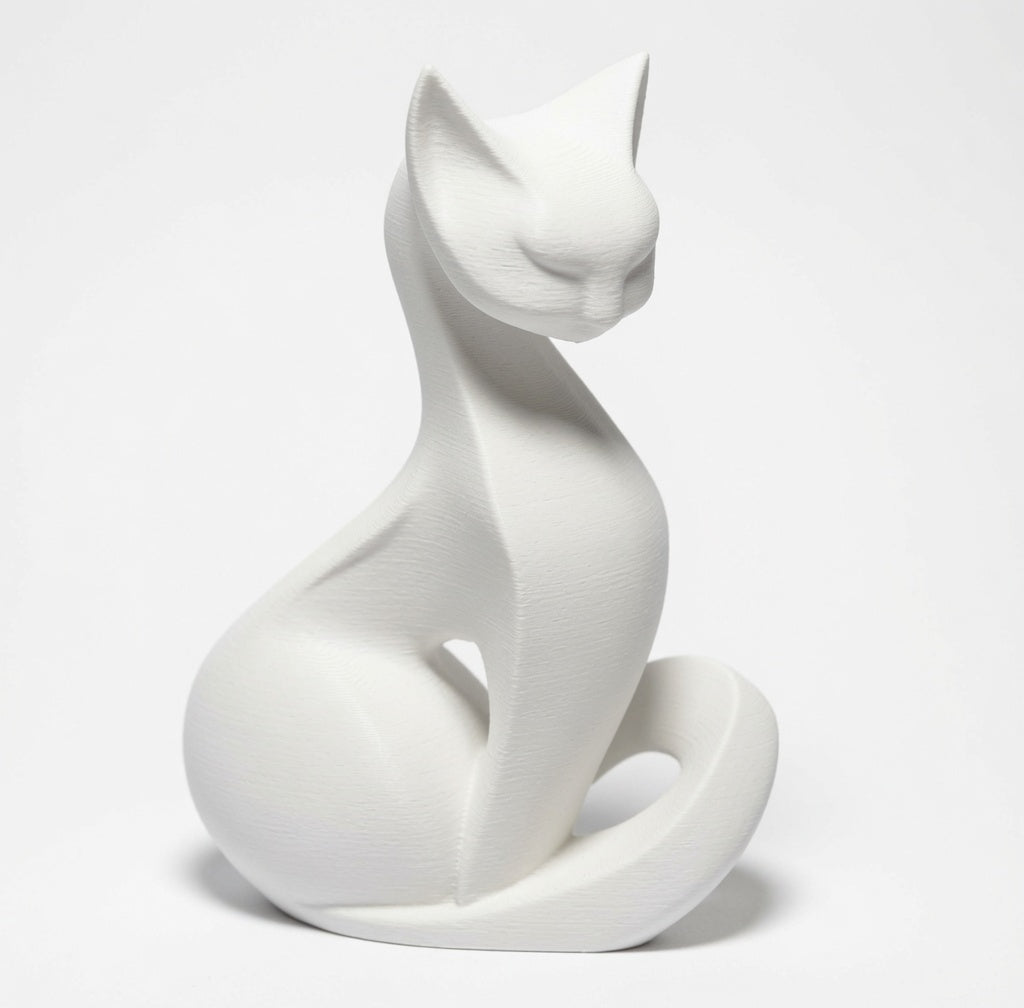 Minimalist Oturan Kedi Figürü - görsel 1