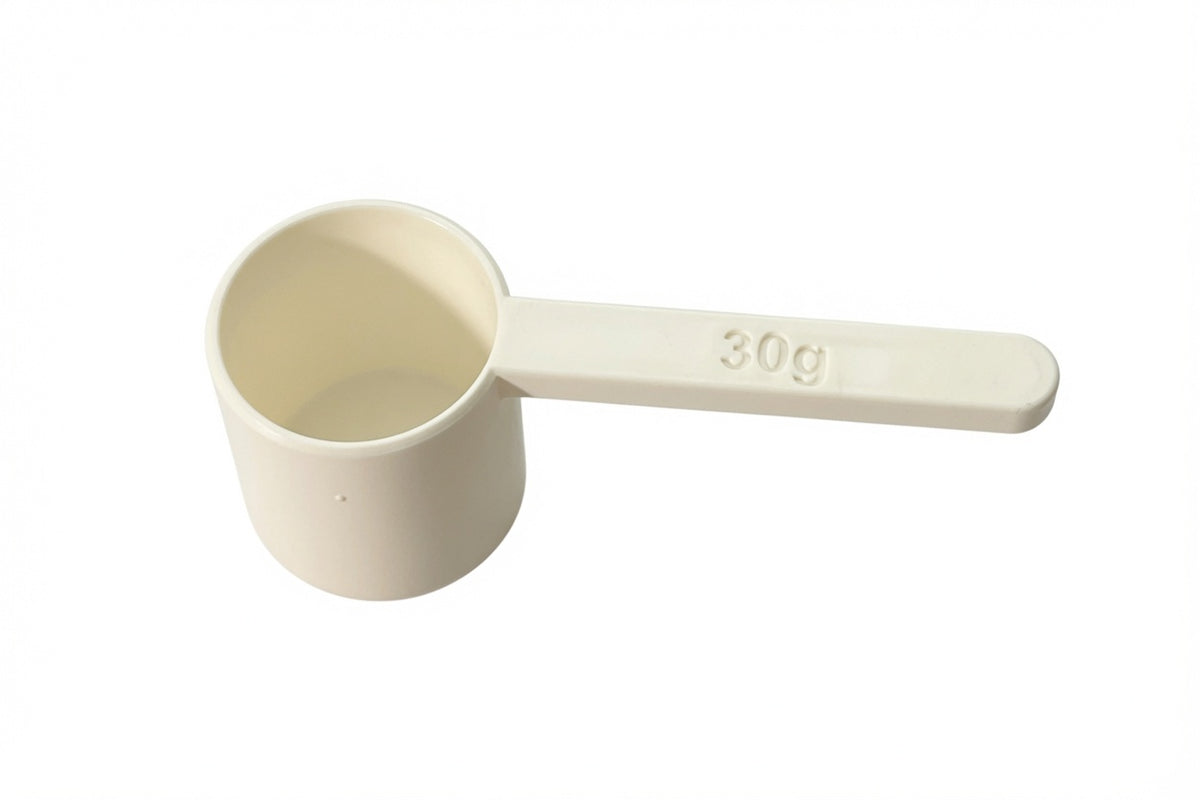 30 g ölçek kaşığı krem, sapında 30 g kabartması