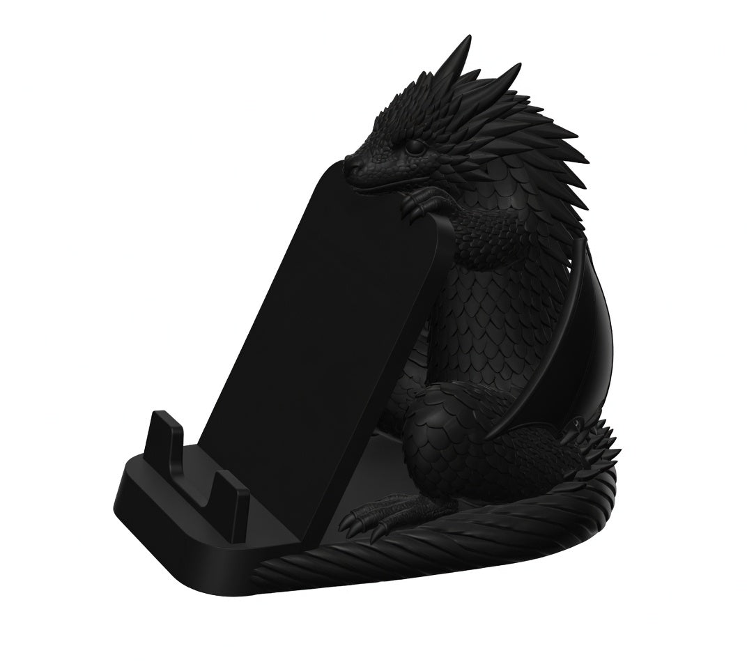 Ejderha Telefon Standı - Siyah