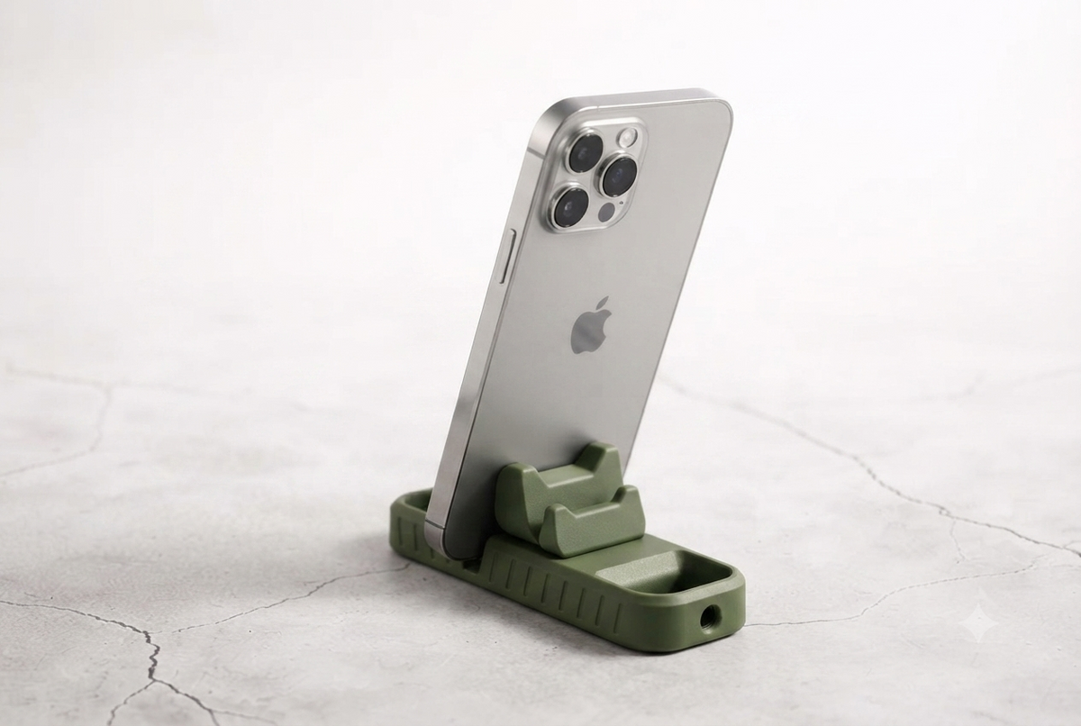 Katlanabilir Telefon Standı - Haki