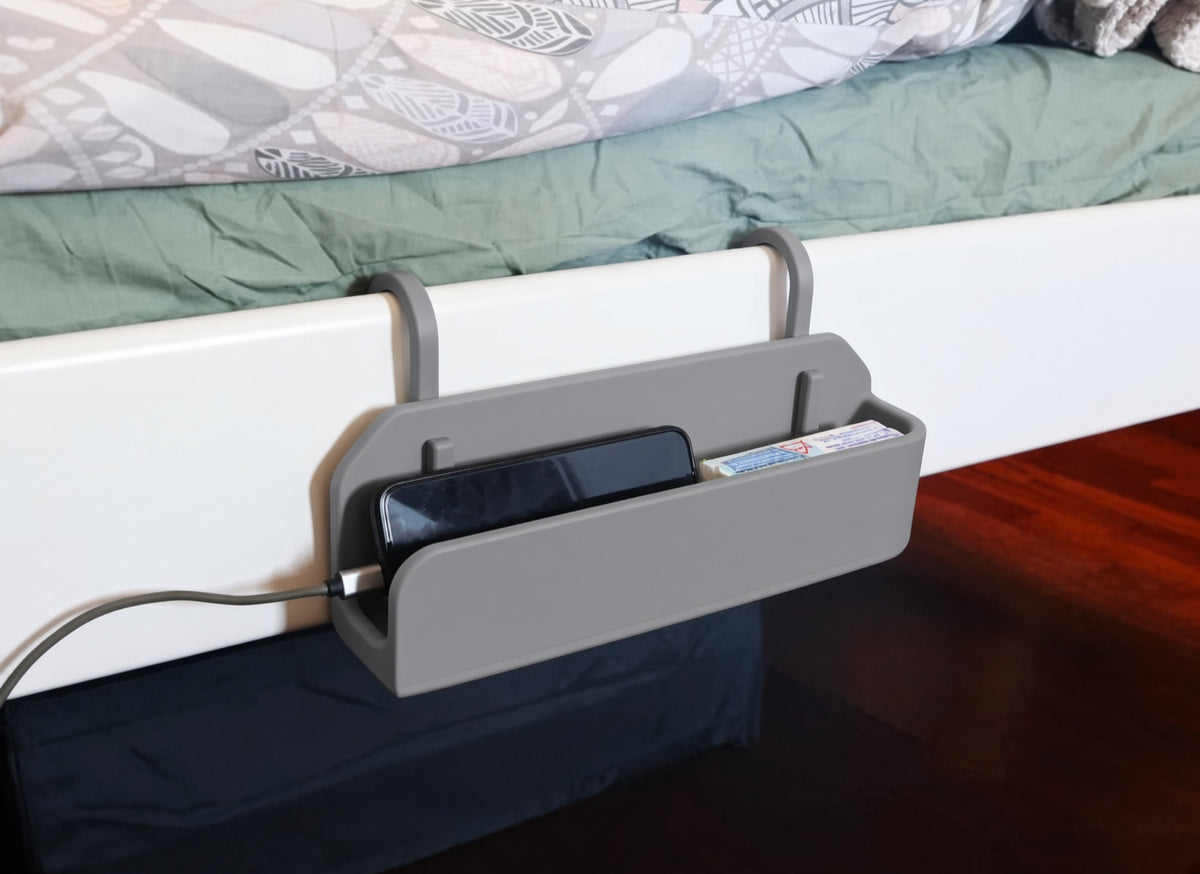Yatak Kenarı Organizer - Gri